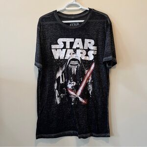 Star Wars Kylo Ren Graphic Burnout T-Shirt